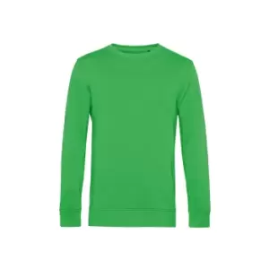 B&C Mens Organic Crew Neck Sweat (L) (Apple Green)