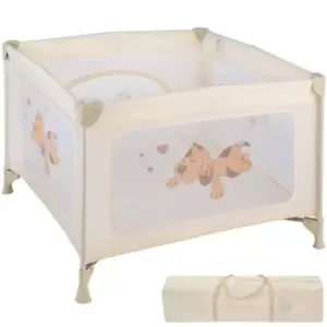 Tectake Playpen Tommy Junior 105X105X78cm Beige