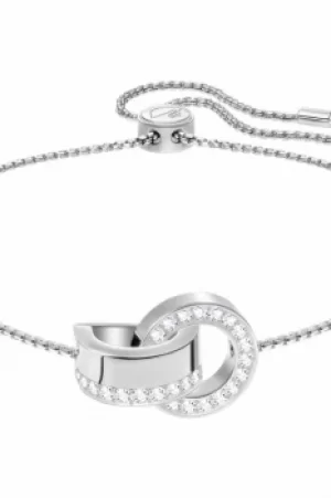 Ladies Swarovski Jewellery Hollow Interlink Slider Bracelet 5373969