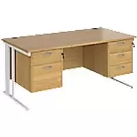 Dams International Desk MCM16P23WHO 1,600 x 800 x 725 mm