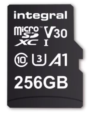 Integral MicroSD 100MBS UHS-1 U3 Class 10 V30 A1 256GB