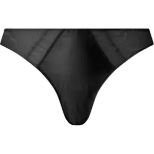 CALVIN KLEIN Panelled Thong - Black