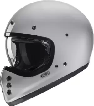 HJC V60 Solid Helmet, grey, Size L, grey, Size L