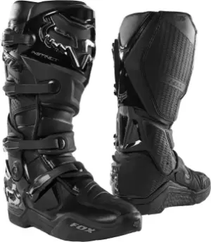 FOX Instinct Motocross Boots, black, Size 49, black, Size 49