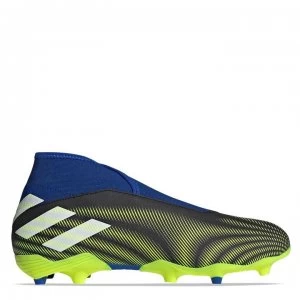 adidas Nemeziz .3 Laceless FG Football Boots - Black/SolYellow