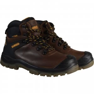 DEWALT Mens Newark S3 Waterproof Safety Hiker Boots Brown Size 11