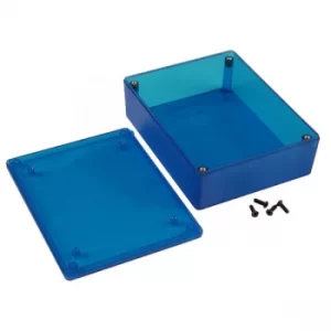 Hammond 1591XXGTBU ABS Enclosure Multipurpose Translucent Blue 121...