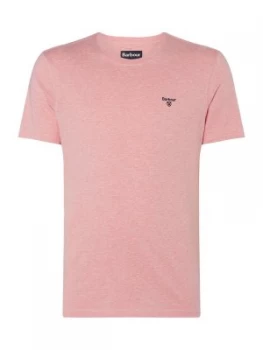 Mens Barbour Cove Tee Pink Marl