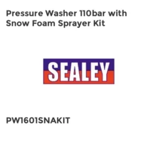 Pressure Washer 110bar with Snow Foam Sprayer Kit