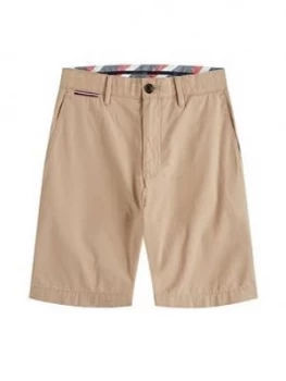 Tommy Hilfiger Brooklyn Light Twill Short - Khaki, Size 38, Men