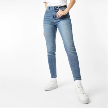 Jack Wills Elwick High Rise Skinny Jeans - Mid Indigo