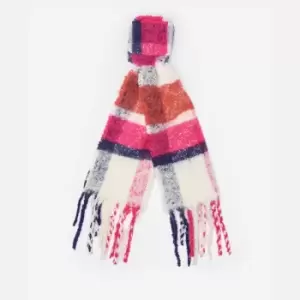 Barbour Rawson Faux Fur Check Scarf