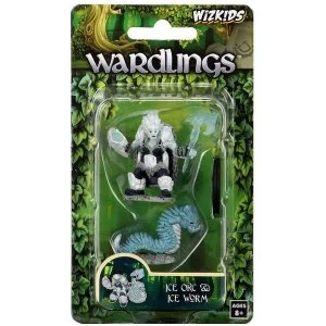 WizKids Wardlings Miniatures - Ice Orc & Ice Worm