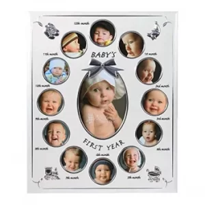 Celebrations Baby's First Year Collage Photo Frame