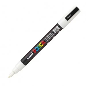 Posca PC-3M Marker Fine White PK1