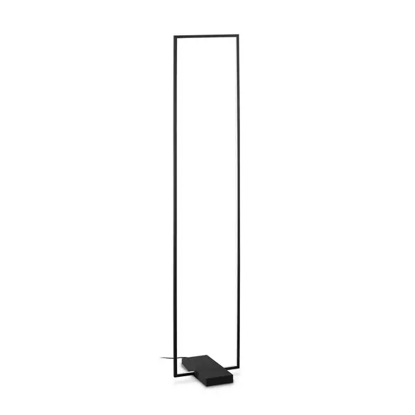 Frame LED Integrated Floor Lamp Black 3000Lm 3000K