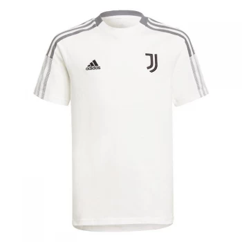 adidas Juventus Tiro T-Shirt Kids - Core White