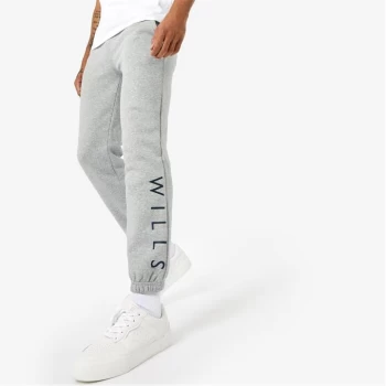 Jack Wills Gosworth Wills Logo Joggers - Grey Marl