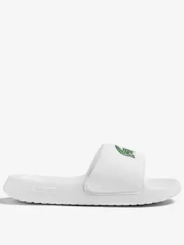 Lacoste Slide - White, Size 6, Women