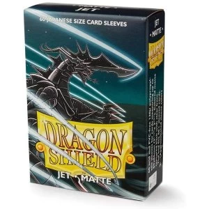 Dragon Shield Matte Jet Japanese Size Card Sleeves - 60 Sleeves