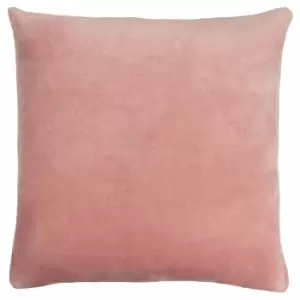 Solo Velvet Cushion Pink