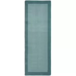 Origins Borders Rug Duck Egg 67 x 200cm