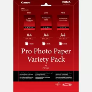 Canon PVP- 201 Pro Photo Paper Variety Pack A4 - 15 Sheets