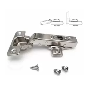 Soft Close Kitchen Clip-On Door Hinge Full Overlay 35mm with Screws - Pack of 40