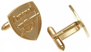 Gold Plated Arsenal Cufflinks.