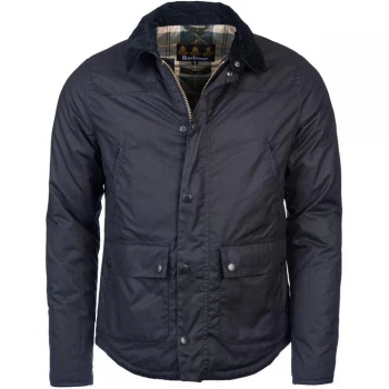 Barbour Reelin Wax Jacket - Navy NY92