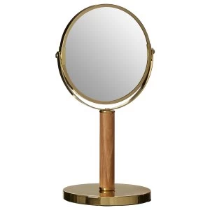 Premier Housewares Gold Cassini Standing Mirror