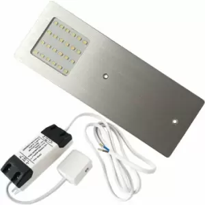 1x ALUMINIUM Ultra-Slim Rectangle Under Cabinet Kitchen Light & Driver Kit - Natural White LED