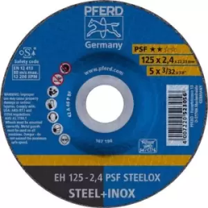 PFERD PSF STEELOX 69198292 Cutting disc (off-set) 125mm 10 pc(s) Stainless steel, Steel