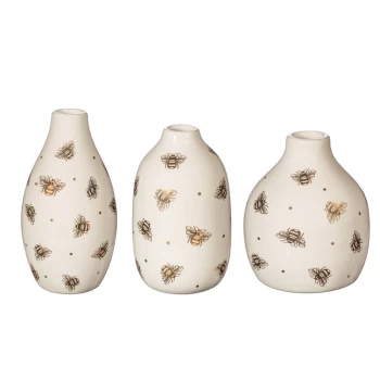 Sass & Belle Queen Bee Vases - Set of 3