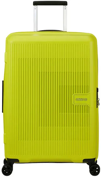 American Tourister Aerostep VZDV8 Medium Hardshell Light Lime Suitcase