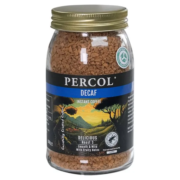 Percol Fairtrade Decaf Colombia Instant Coffee 106047114