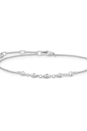 Thomas Sabo Charm Club Charming Silver Baguette Bracelet A2024-051-14-L19V