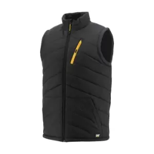 Caterpillar Unisex Adult Essentials Quilted Body Warmer (XXL) (Black)