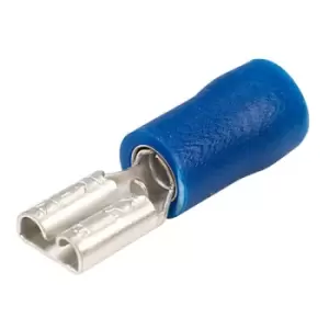 TruConnect 4.8x0.5mm 16A Blue Female Receptacle Pack of 100