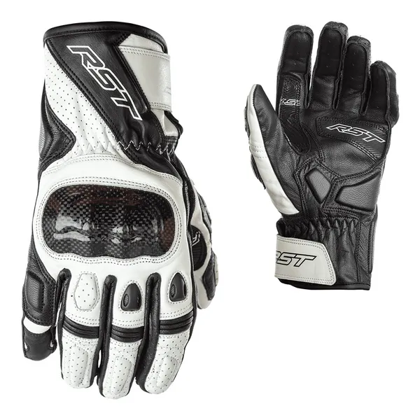 RST Stunt III Ce Mens Glove White Black Size 12