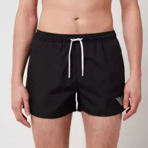 Emporio Armani Mens Logo Swim Shorts - Black - IT 52/XL