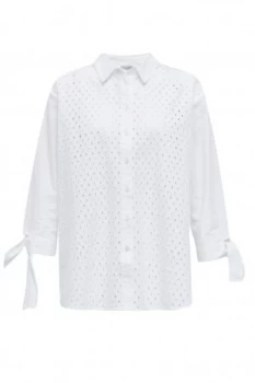 Great Plains Eliza Embroidery Shirt Optic White