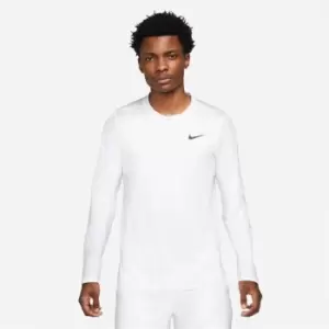 Nike Dri-FIT Advantage Mens Half-Zip Tennis Top - White