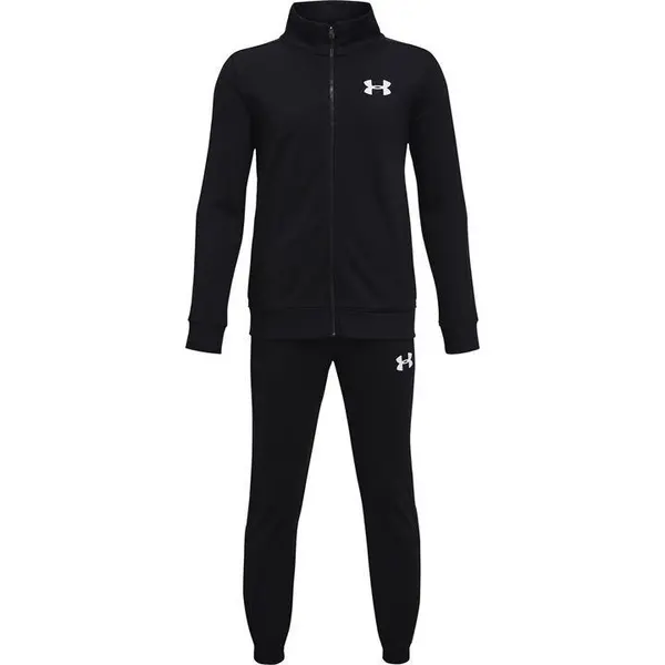 Under Armour Armour Knit Track Suit Junior Boys - Black 9 - 10 Years