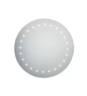 KnightsBridge 230V IP44 500mm LED Circular Bathroom Mirror