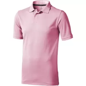 Elevate Mens Calgary Short Sleeve Polo (XS) (Light Pink)