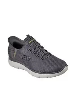 Skechers Summits Mesh Slip-ins Sneaker Memory Foam Trainer, Grey, Size 10, Men