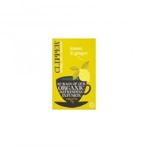 Clipper Lemon & Ginger Tea 20 Bags