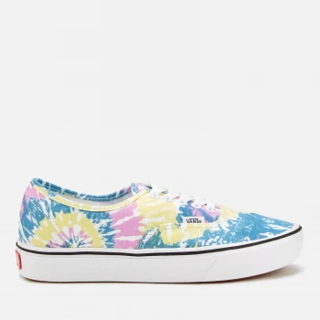 Vans Womens Tie-Dye Comfycush Authentic Trainers - Orchid/True White - UK 6