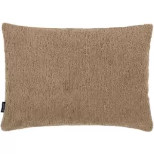 Paoletti Nellim Scadi Boucle Textured Cushion Cover, Biscuit, 40 x 50 Cm